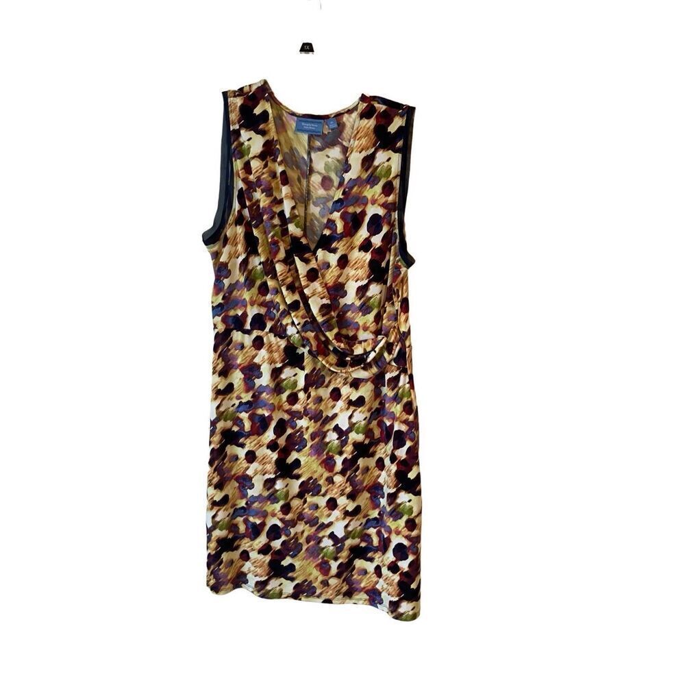 Vera Wang Surplice Bodice Sleeveless Dress XL